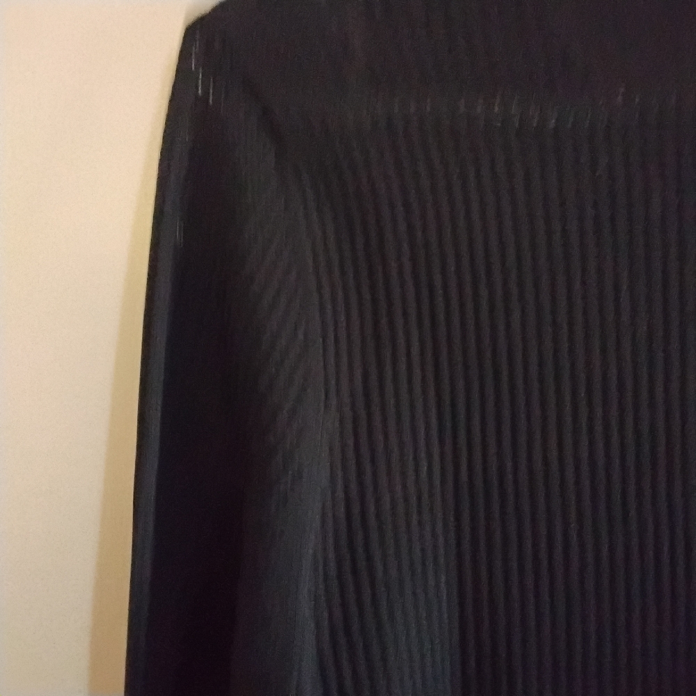 Reitmans Black Rib Open Knit Weave Crew Neck Sweater – Large (Tagged XXL) NWoT - Picture 12 of 16